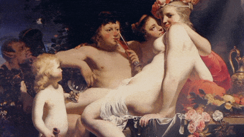 Bachus en Ariadne - Caesar van Everdingen(Gemäldegalerie Alte Meister)