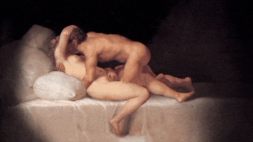 Erotic Scene - Christoffer Wilhelm Eckersberg  