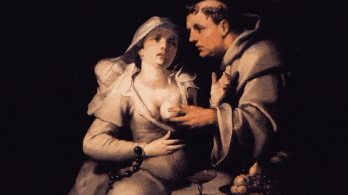 The Monk And The Nun - Cornelis van Haarlem(Frans Hals Museum)