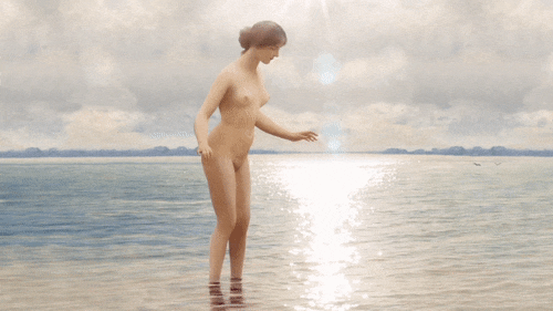 In the water - Eugene de Blaas(Private collection)