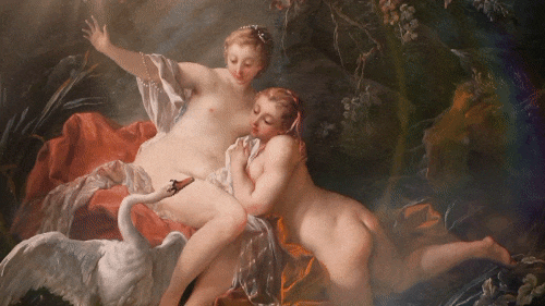 Leda and the Swan - François Boucher(Private Collection)