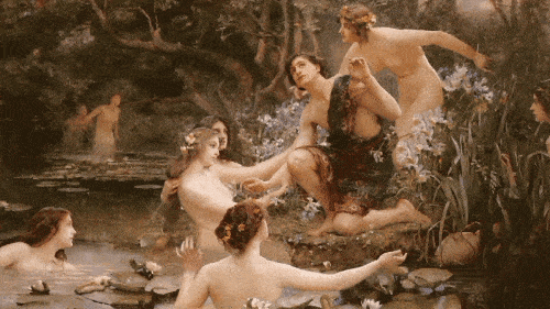 Hylas and the Water Nymphs - Henrietta Rae 