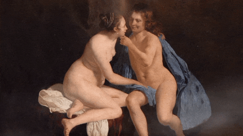 An Amorous Couple - Jacob Van Loo(Rijksmuseum Amsterdam)