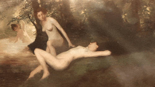 Bathing girls - Jean-Maxime Claude 