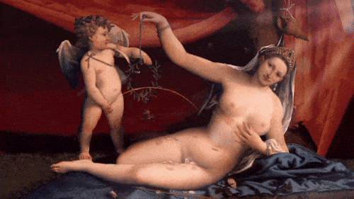 Venere e Cupido - Lorenzo Lotto(Metropolitan Museum of Art)