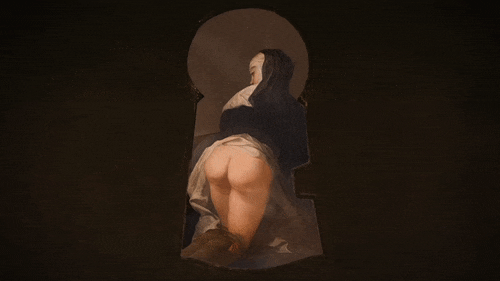Kneeling Nun (Back Side) - Martin van Meytens Yr 