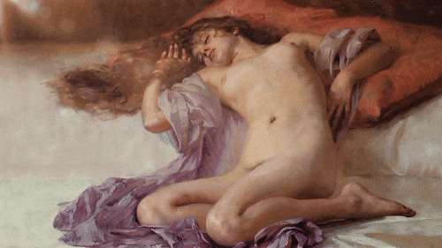 Sleeping Nude - Robert Auer 