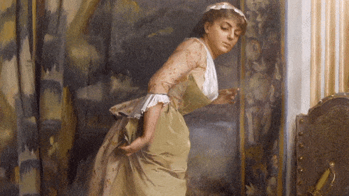 Eavesdropping - Théodore Jacques Ralli 