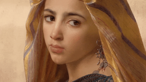 Girl with a Pomegranate (Detail) - William-Adolphe Bouguereau 